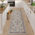 2'6''x8' Rugcomf Runner Rug Washable Kitchen Runner Runner Rug for Entryway Indoor Floral Non-Slip Soft Carpet Runner