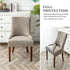 2 Pack TOPCHANCES Wingback Side Chair Cover,Stretch Stripes Rhombic Geometric Wingback Chair Covers Slipcover Banquet