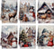 Bencailor 6 Pcs Winter Kitchen Towels 16 x 24 Inches Decorative Snowman