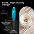 Bean Envy Milk Frother Handheld for Coffee, Electric Mini Drink Mixer & Coffee Foamer Wand with Stand (Light Blue)