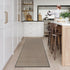 Lahome Farmhouse Kitchen Runner Rug, 2x5 Non-Slip Washable Carpet Runner for Entryway, Bathroom, Grey