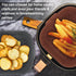 Air Fryer Silicone Liners 2Pcs - Square 8.2inch Reusable Liners for 4-8 QT Air Fryer Basket Accessories