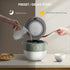 Bear Rice Cooker 3 Cups (Uncooked), 3D Heating & Fuzzy Logic, Healthy Nonstick Small Rice Cooker, White