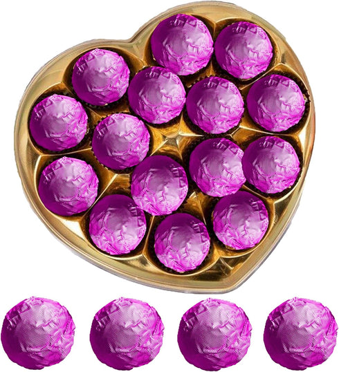 100PCS Rose Foil Candy Wrappers, 4 x 4 Inch for Chocolate Bar Wrappers, DIY Candies, Cake