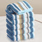 VOOVA & MOVAS Striped Wash Cloths Set, 6PC Bathroom Washcloths - 100%
