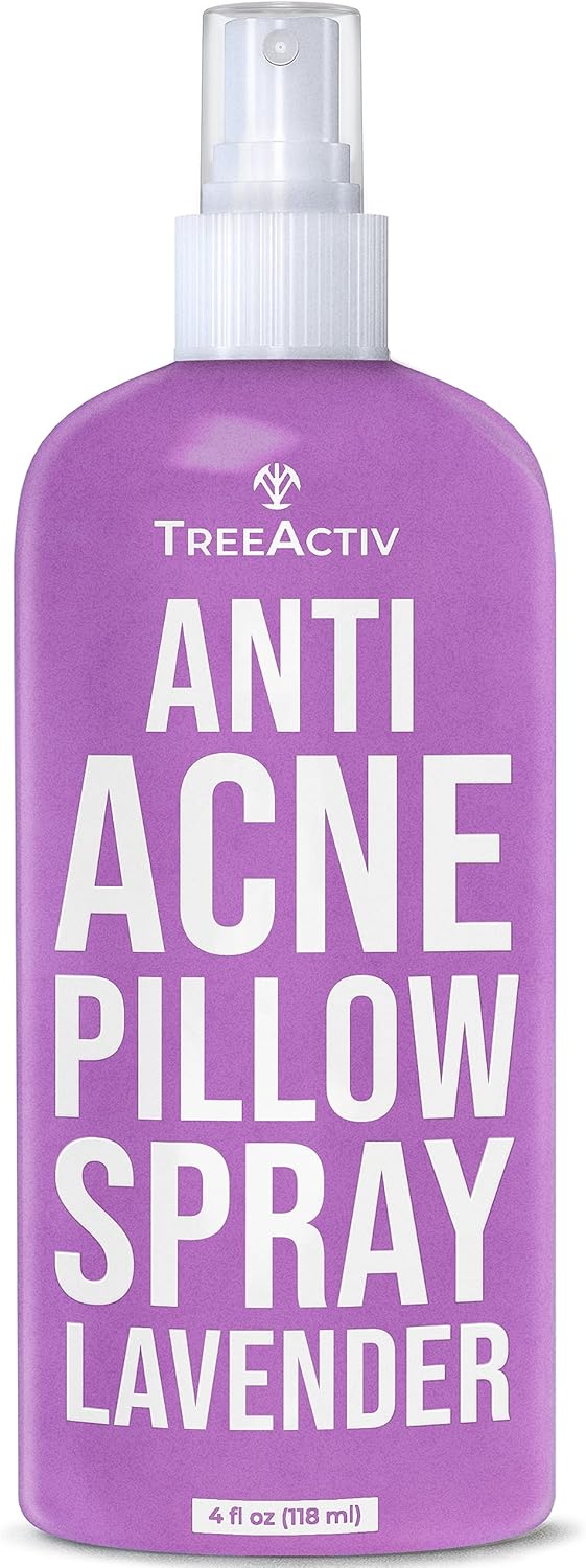 Anti-Acne Pillow Spray, 4 fl oz Lavender Sleep Spray, Pure Lavender Essential Oil Air Freshener