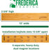 Heavy Duty 15" Bamboo Knife Magnetic Strip - Wall Mounted Holder with 6 Dual-Magnet Zones
