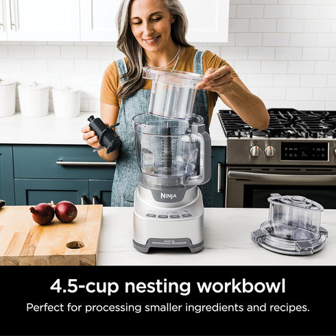 Ninja XSKBWLNBWL Professional XL Food Processor 4.5-Cup Nesting Work Bowl Kit, Compatible with NF701