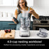 Ninja XSKBWLNBWL Professional XL Food Processor 4.5-Cup Nesting Work Bowl Kit, Compatible with NF701