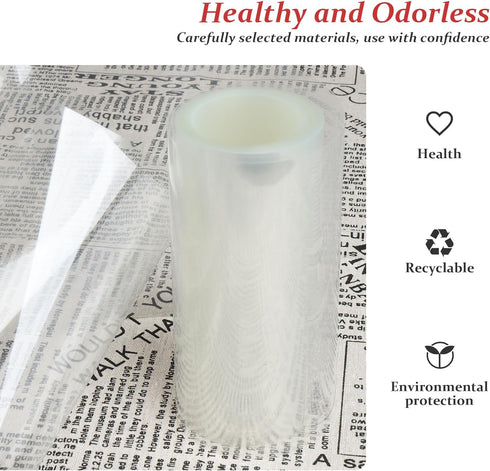 Cake Collar - 1 Roll Transparent Acetate Cake Roll, 6 x 394inch, Professional Baking Sheets for Elegant Cake Wrapping