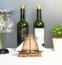 Set of 2 Freestanding Modern Napkin Holder, Tabletop Tissue Dispenser with Leaf Design - Bronze
