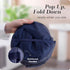 Handy Laundry Collapsible Mesh Pop Up Hamper - Wide Opening with Side Pocket, Breathable, Sturdy, Foldable,