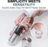 Eparé 2 in 1 Salt and Pepper Grinder Combo - Manual Dual Grinder for Kitchen Use, Stainless Steel