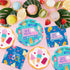 16 Ice Cream Plates and napkins Party Decorations Ice Cream Van and Popsicle Party supplies tableware bulk
