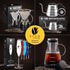 Bean Envy Red Milk Frother Handheld for Coffee, Electric Blender, Mini Drink Mixer Whisk & Coffee Foamer Wand