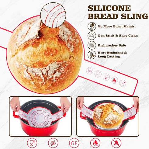 9 Inch 24 Oz Complete Sourdough Starter Kit, Bread Proofing Basket, Sourdough Starter Jar Kit, Sourdough Bread Baking