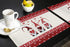 Stylish Placemats for Dining Table Decor, Cute Gnome I Love U Valentine's Day Non-Slip Table Mat, Set of 4