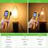 2 Pieces Accessory Cord with One LED Light Bulb Lamp Kit, 6Ft Christmas Village Lights Cord with On/Off Switch and
