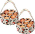 2 Pieces Egg Basket Mini Egg Collecting Bags Gathering Basket with 7
