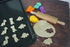 R&M Dinosaur Cookie Stamper, Baby Dinosaur, T-Rex, Stegosaurus, Triceratops, Brontosaurus, 2 Inch, 4 Piece Set