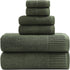 YTYC 27.5x55 Inches Luxury Bath Towels Set of 6 Large, 100 Percent