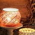 Patelai Replacement Oil Warmer Dish, Round Glass Dish Wax Melt Candle Warmer Bowl Plate Lid Tray for Aroma Therapy Lamp