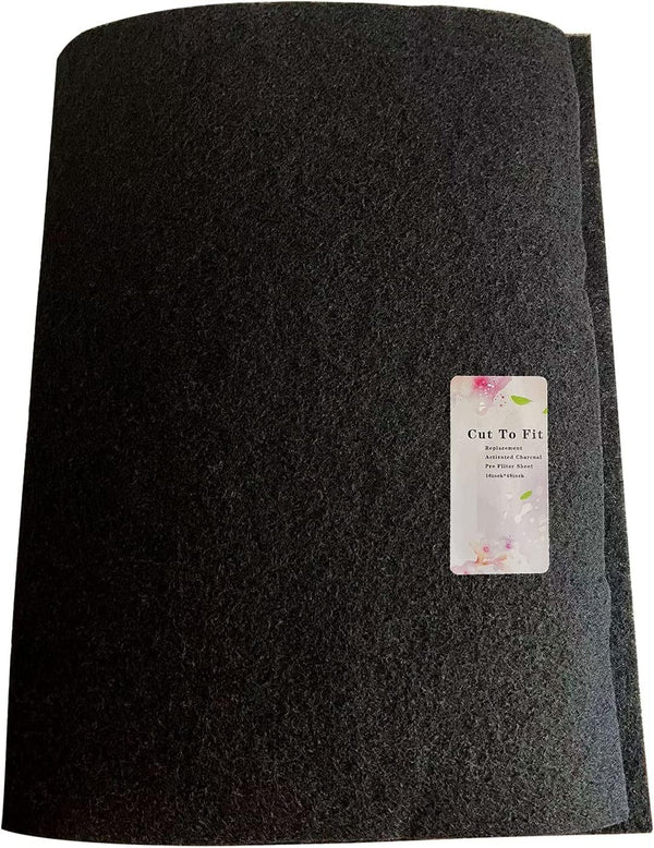 Carbon Fabric Filter Replacement, Cut To Fit Charcoal Hepa AC Vent Filter, Activated Carbon Air Filter Fabric Sheet 16