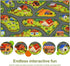 79"x39" STARUIA Washable Kids Carpet Playmat Rug for Boys Room, Large Toddler Car Rug for Kids Toy Cars, Fun Learning