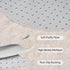 Fluffy Cream Bedroom Rug, Oval Shaggy Area Rug 2.6 x 5.2 Feet Cute Small Carpet for Kids Room Nursery Home Decor