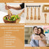 Golden Girls Wooden Spoons for Cooking, 7pcs Bamboo Utensils Gifts for Fans, TV Show Merchandise for Women