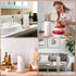 Countertop Honeydak Pink Bow Paper Towel Holder Coquette Cute Metal Pink Kitchen Decor Accessories Large Trendy Tissue