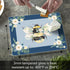 CounterArt Beautiful Bee 3mm Tempered Glass Cutting Board, 10” x 8”, Dishwasher Safe, USA Made