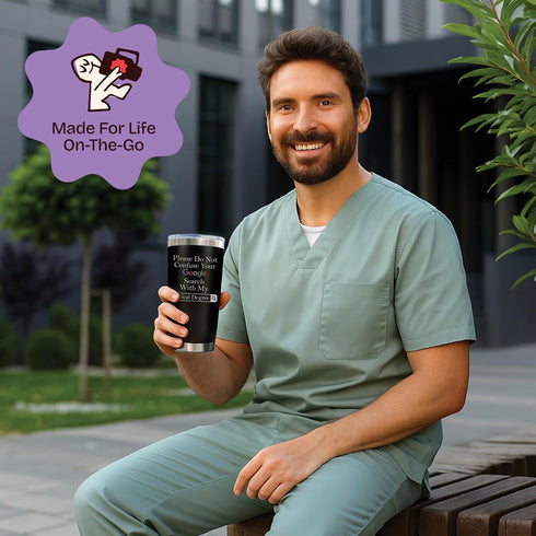 Doctor Gifts for Men Women - Please Do Not Confuse Your Google Search With My Medical Degree Mug, Unique Gift for