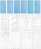 Tosnail 14 Pieces Lace Embossing Fondant Impression Mats Molds for Cake, Cupcake, Biscuits, Wedding Decoration
