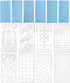 Tosnail 14 Pieces Lace Embossing Fondant Impression Mats Molds for Cake, Cupcake, Biscuits, Wedding Decoration