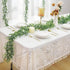 2 Packs 12Ft Dolicer Eucalyptus Garland with LED Lights String, Faux Eucalyptus Greenery Garland, Artificial Hanging