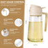 2 1 16oz/470ml in Oil Dispenser and Oil Sprayer for Cooking, Glass Olive Oil Dispenser Bottle Kitchen Gadget & Air