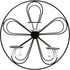 13.5 Inch Hosley Large Floral Wall Sconce Diameter Tea Light Candle Holder LED Farmhouse Ideal Gift for Weddings
