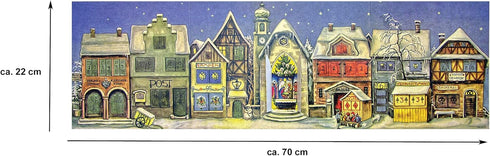 Sellmer Little Town from 1946 Advent Calendar