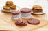 KitchenArt Adjust-A-Burger Press Set, 2-Piece, Plastic, White