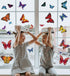 Iconikal Static Cling Window Decorations, Butterfly, 100-Count by Iconikal