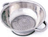 Rust Proof Stainless Steel Kitchen Colander for Straining, Steaming, Draining & Rinsing (9.25-Inch)