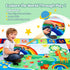 5x7 Safe(60"x80") Baby Play Mat for Floor, FT Non-Slip Nursery Rug, Extra Thick Large Area Kids Rugs, Kids Mat