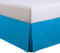 FRESH IDEAS Kids Twin Bed Skirt - Lux Hotel Tailored Microfiber Bedskirt, Classic 14" Drop Length, Blue