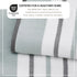 Set 6 Set Great Bay Home Decorative Bath Towel - Luxury Cotton Piece Towel - Luxurious, Ultra-Soft, Durable Towels