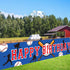 Large Baseball Party Banner Decoration, Baseball Sport Birthday Supplies for Indoor/Outdoor, 8.2 ×1.5ft