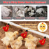 Pack 6 1/8 Inch Chicken Waterer Cups, of Chicken Waterer PVC Tee Fittings, with FTP Threads, Automatic Chicken Water