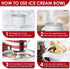 4.5/5QT 6QT Frozen 2 Ice Cream Maker Attachment for KitchenAid Mixers, Fits KitchenAid & Stand Mixers, Ice Cream