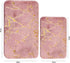 Eanpet Marble Bathroom Rugs, Nonslip Pink Bathroom Mats Ultra Soft Washable for Bathroom Floor Mats Carpet