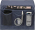 4 Surblue Bedside Caddy Pockets Bedside Storage Organizer for TV Remote Control Phone Glasses Magazine (Navy)